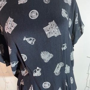 Women's 'Grecian' Dressy Fitted Top, Size 14